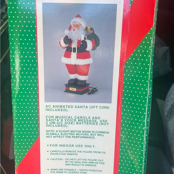 Electric VTG 26” Animated Musical Santa Clause Christmas...